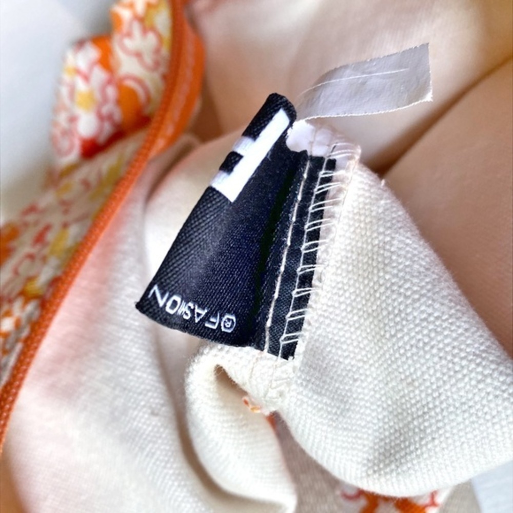 Fashion‎ Express Small Orange Retro Floral Crossbody Bag - Picture 11 of 15